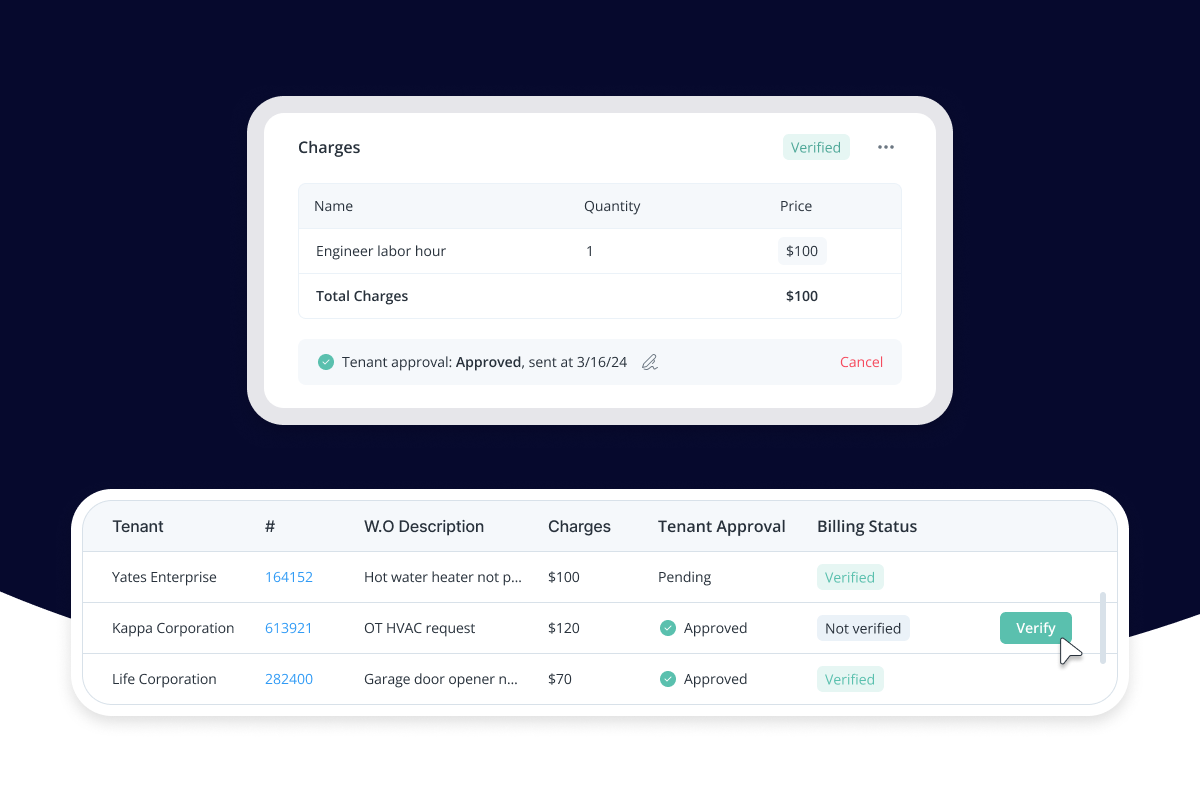 A snapshot of the platform showcasing the new Billing Flows page